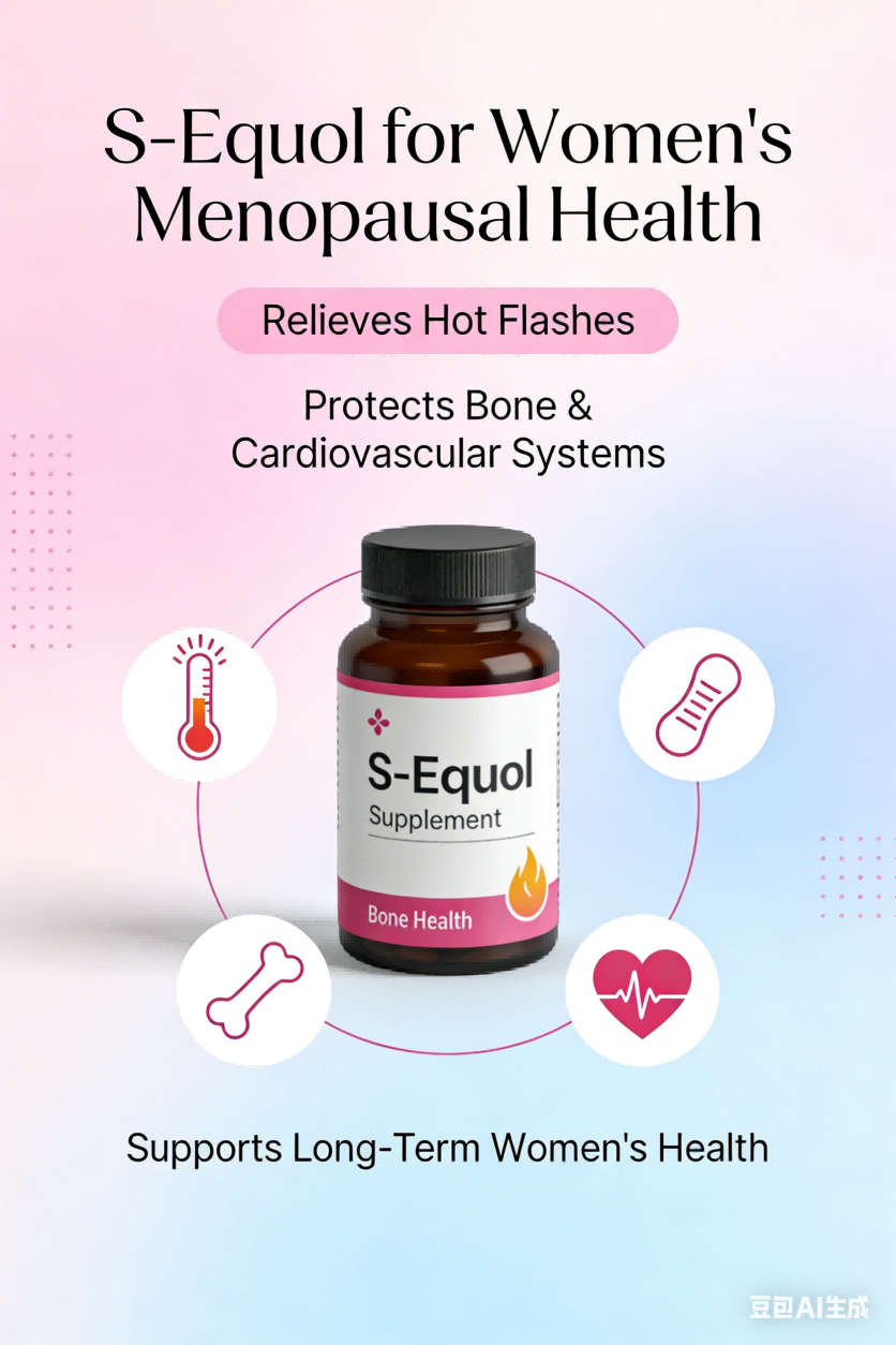 Unlike Soy Isoflavones, High-purity S-Equol raw materials